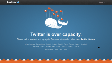 Twitter fail whale