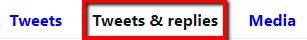 tweets and replies